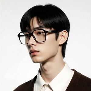 Gucci Men's GG0469O 001 Black Optical Glasses - Designer Frame